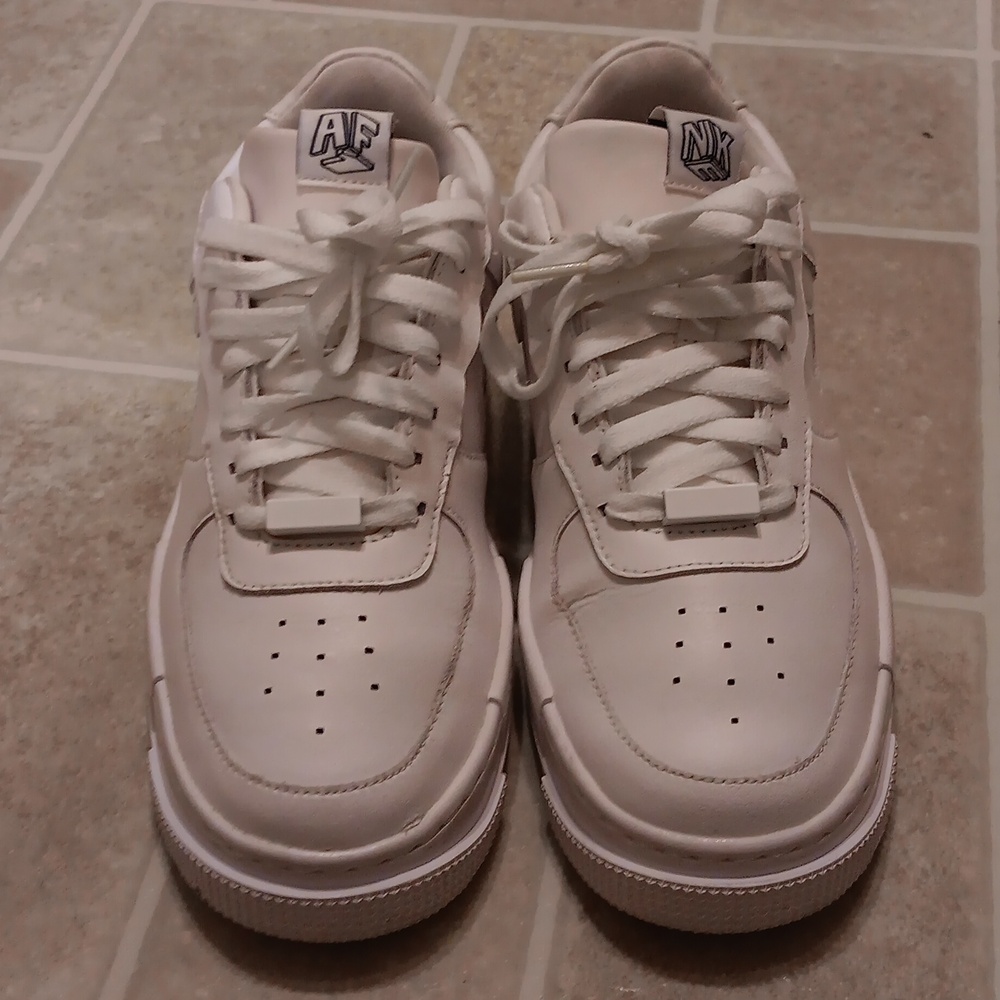 Nike airforce one (pixel). Womans size 8.5.. all white